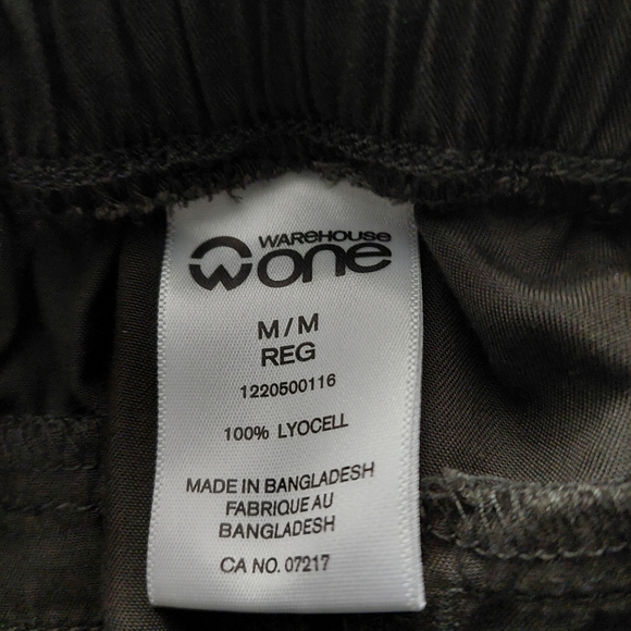 Army green paperbag pants - Picture 2 of 2